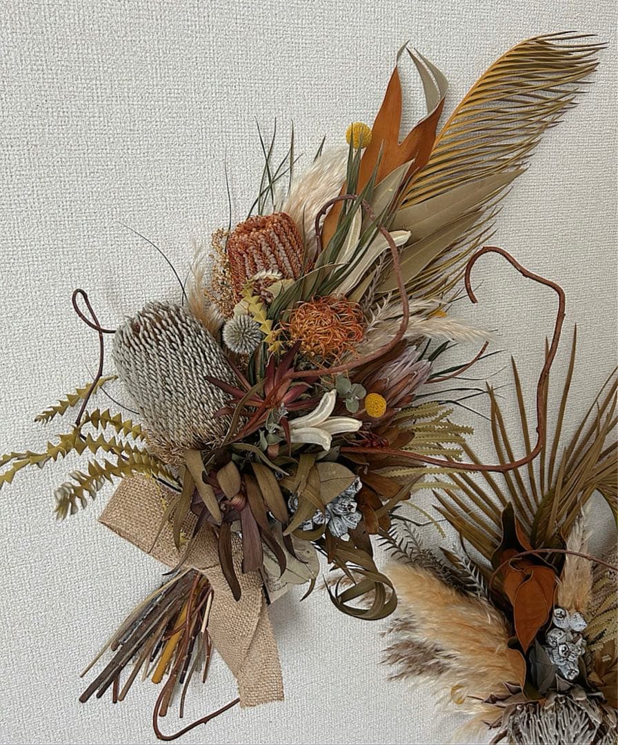 蘇轍とバンクシアのボタニカルスワッグ♡