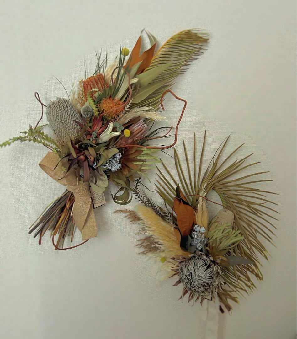 蘇轍とバンクシアのボタニカルスワッグ♡