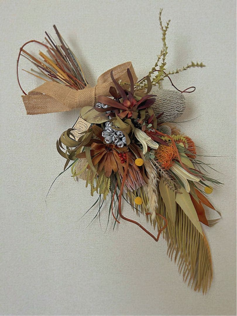 蘇轍とバンクシアのボタニカルスワッグ♡