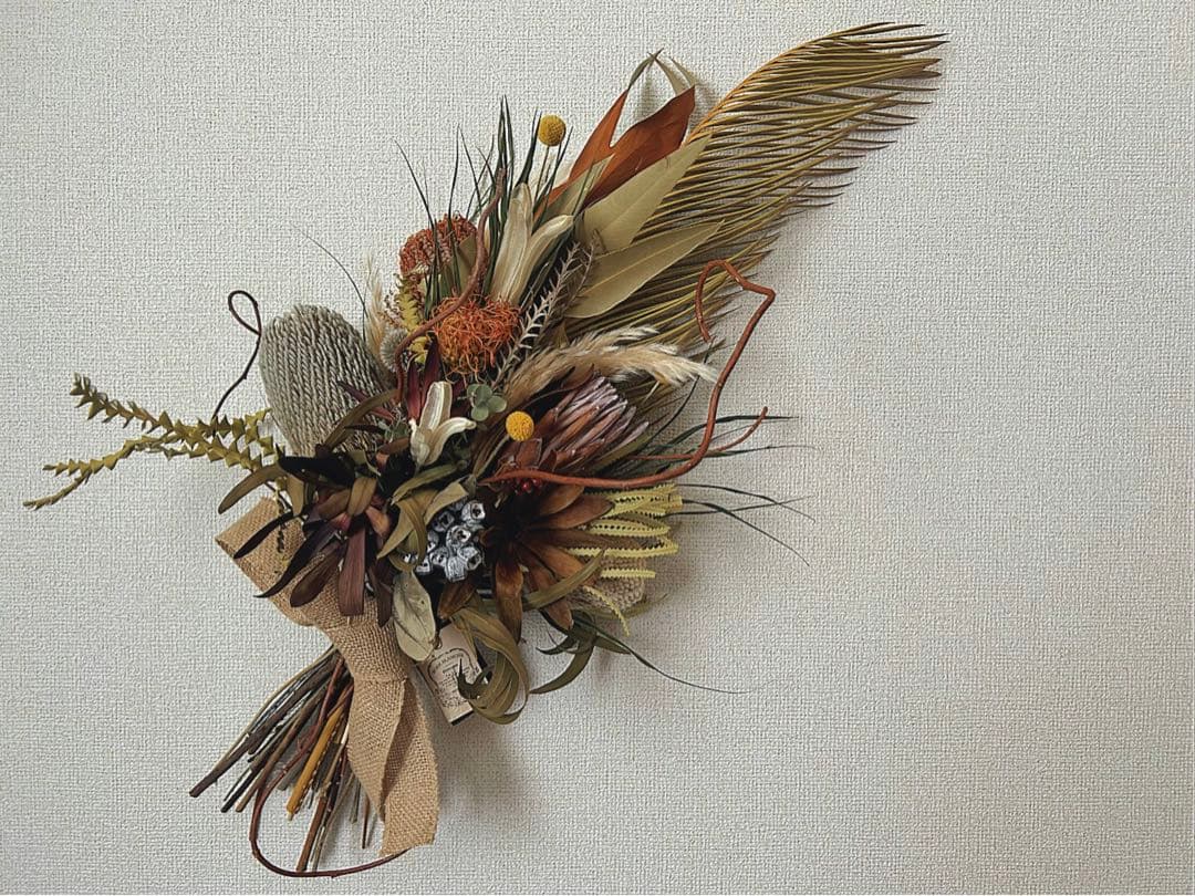 蘇轍とバンクシアのボタニカルスワッグ♡