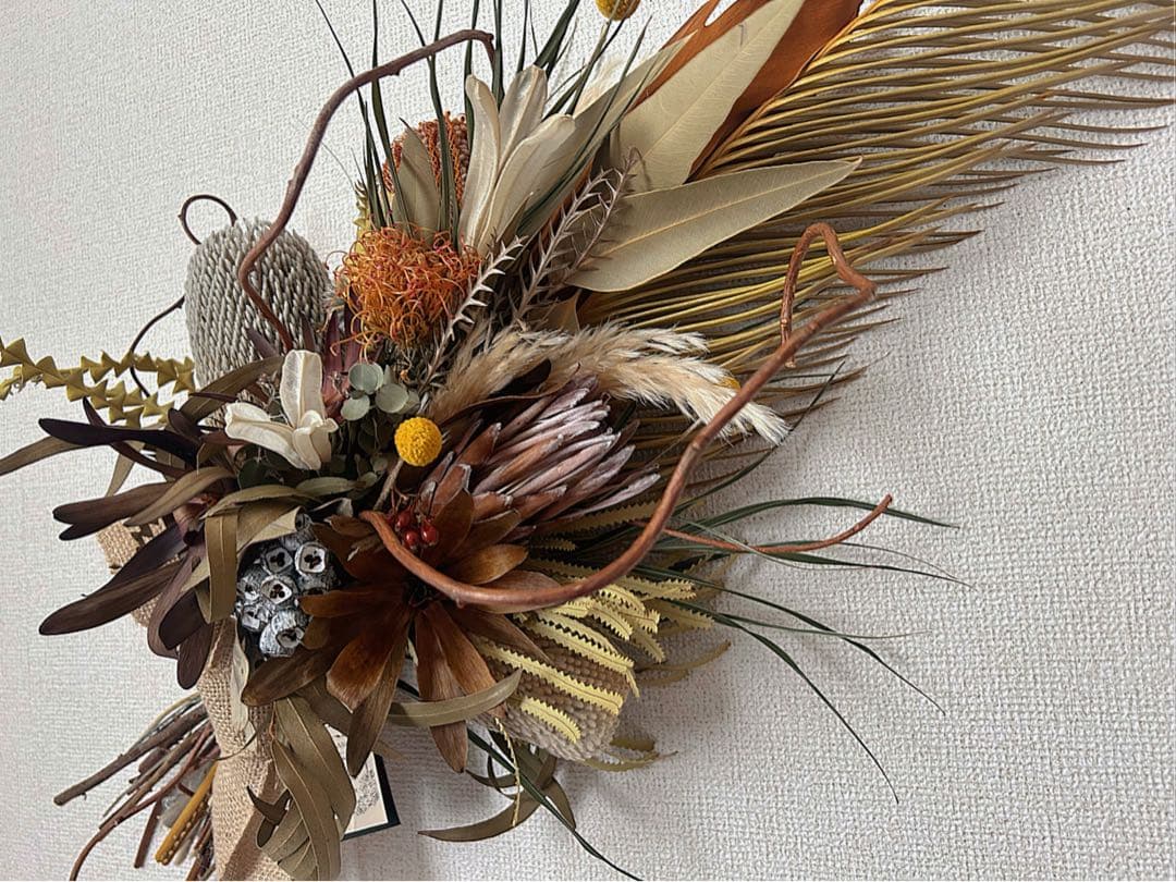 蘇轍とバンクシアのボタニカルスワッグ♡