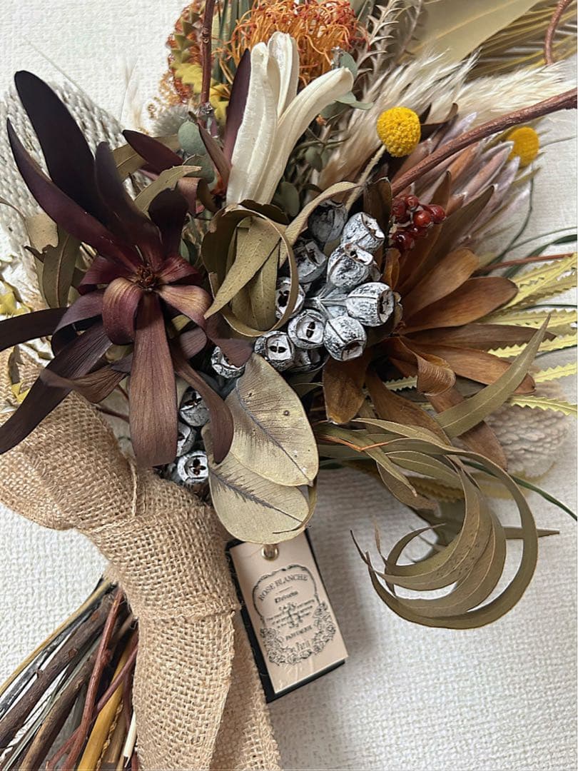 蘇轍とバンクシアのボタニカルスワッグ♡