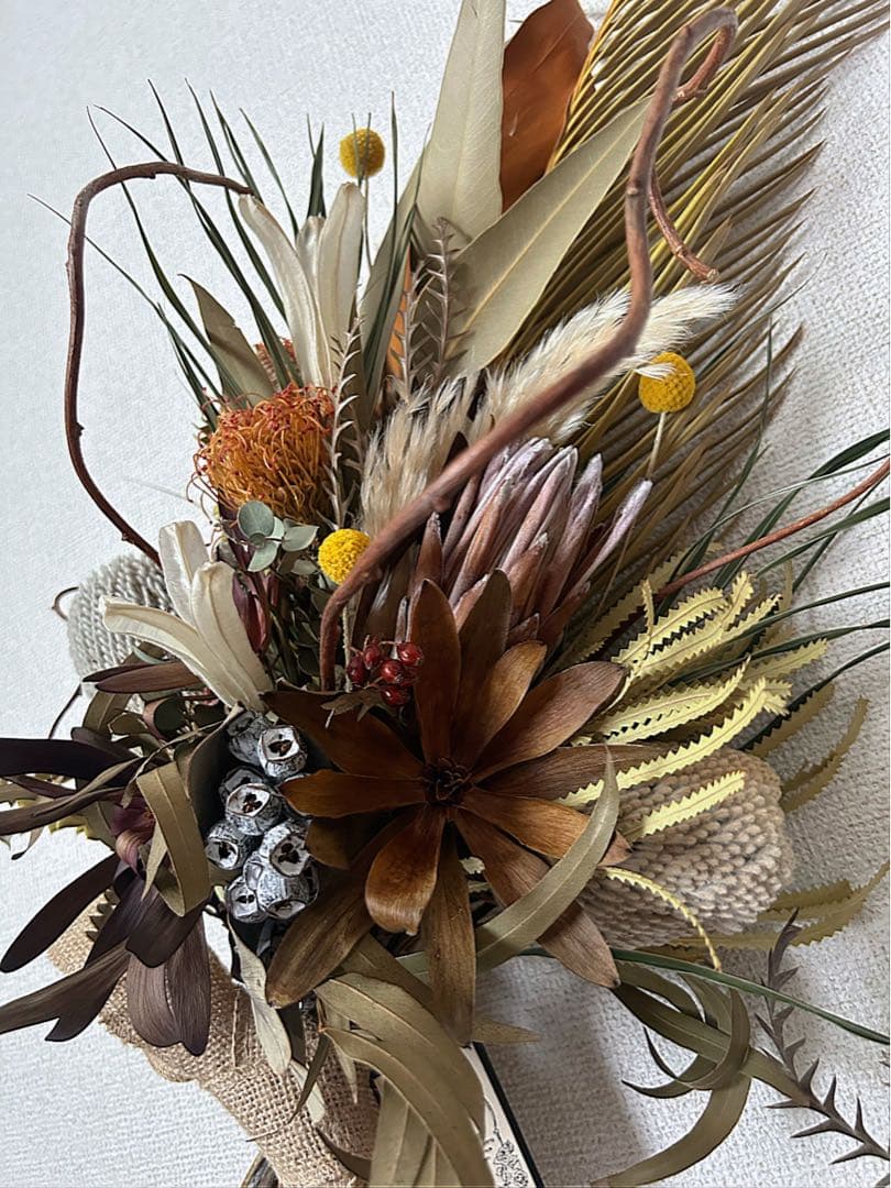 蘇轍とバンクシアのボタニカルスワッグ♡