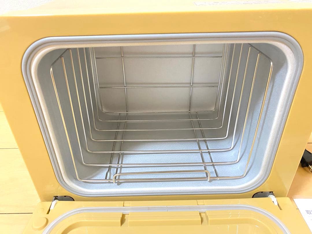 美品 タオルウォーマー C-080 前開き 8L 小型 ホットキャビ 木目調