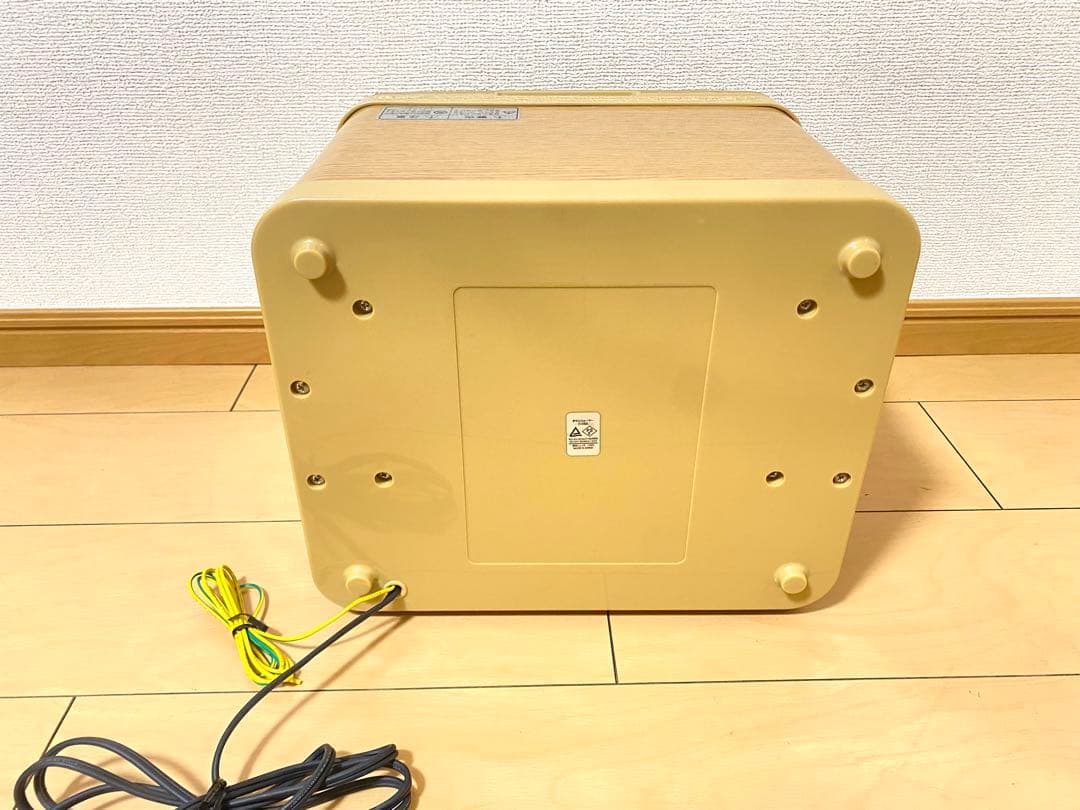 美品 タオルウォーマー C-080 前開き 8L 小型 ホットキャビ 木目調