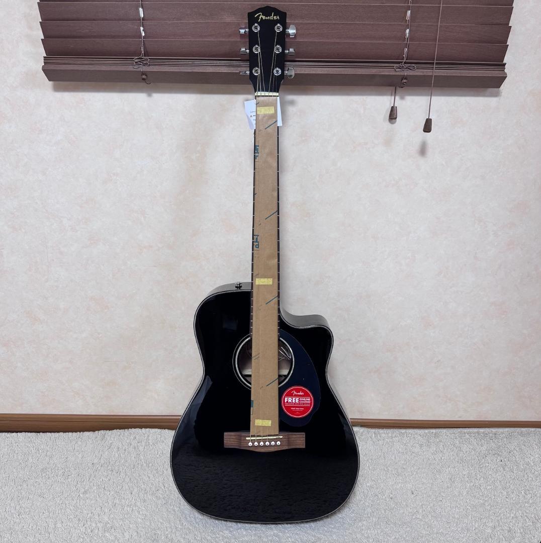 【未使用】Fender エレアコギター CC-60SCE ブラック フェンダー