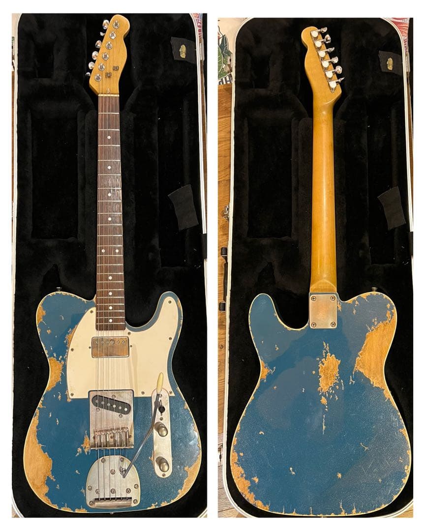 ハードレリックTL.Wバインディング/フローティングトレモロ/ダックブルー