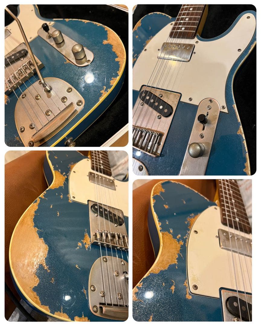 ハードレリックTL.Wバインディング/フローティングトレモロ/ダックブルー