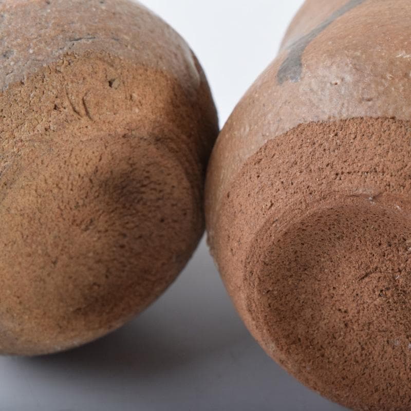 唐津焼　古唐津　絵唐津　酒盃　ぐい呑　在銘　五客　V　7250