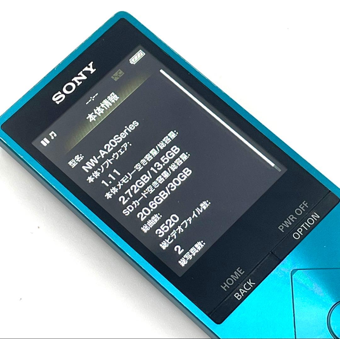 SONY WALKMAN NW-A25 16GB+32GB microSD付