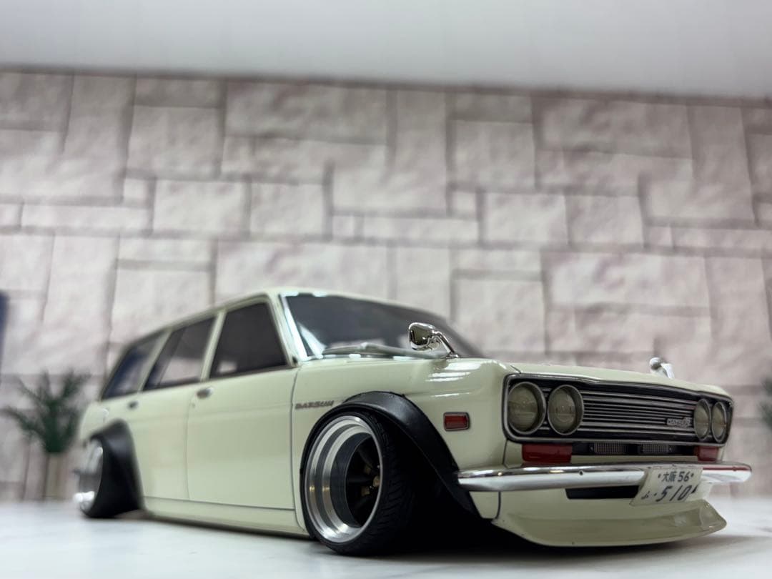 1/18ミニカー IG 510ブル　ワタナベ深リムスーパーワイドカスタム