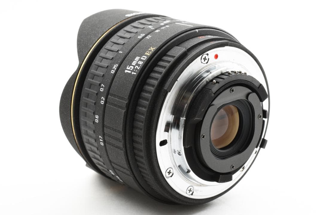 【美品】sigma fisheye 15mm f/2.8 d ex nikon用