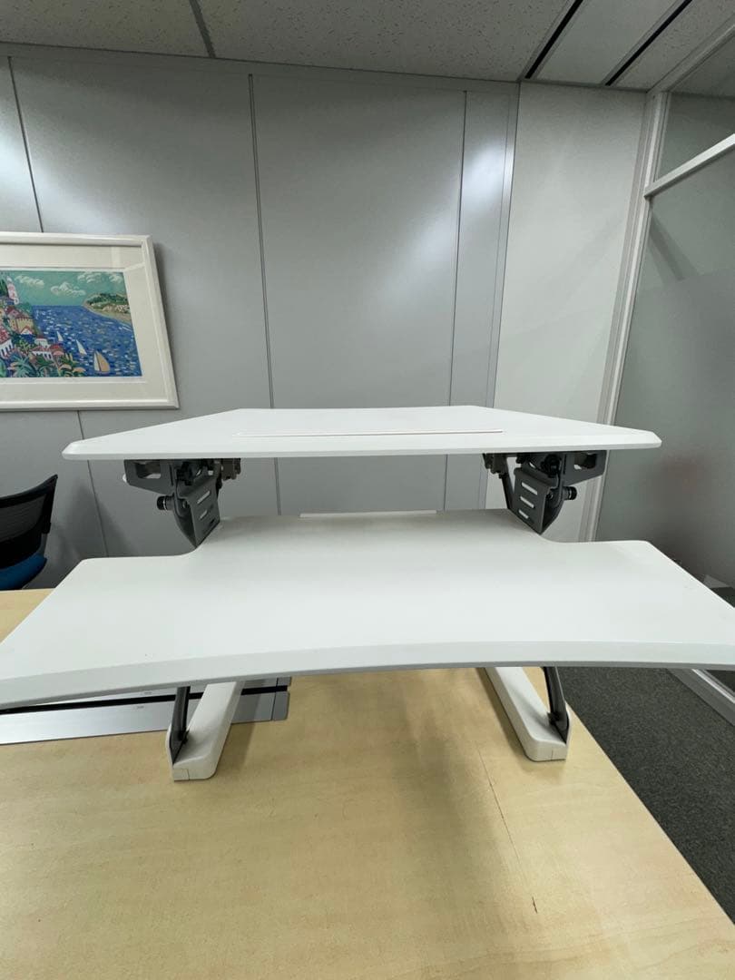 スタンディングデスク 高さ調整可能 ガス圧昇降式 スタンドアップデスク