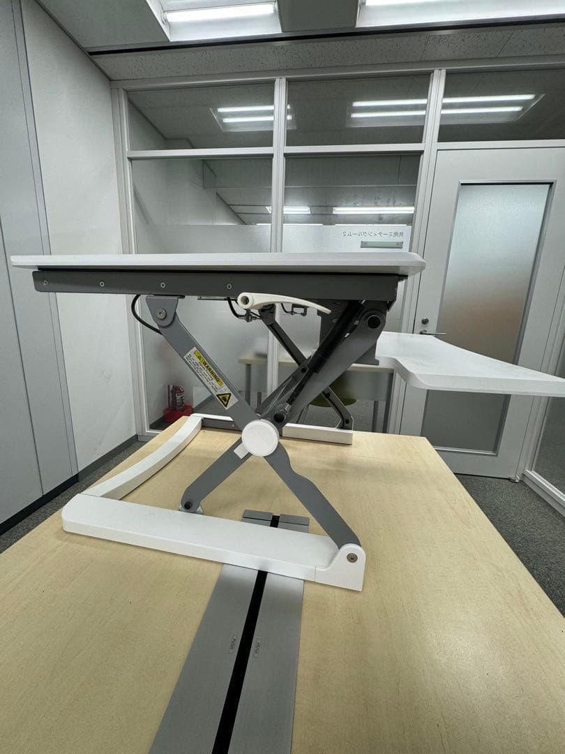 スタンディングデスク 高さ調整可能 ガス圧昇降式 スタンドアップデスク