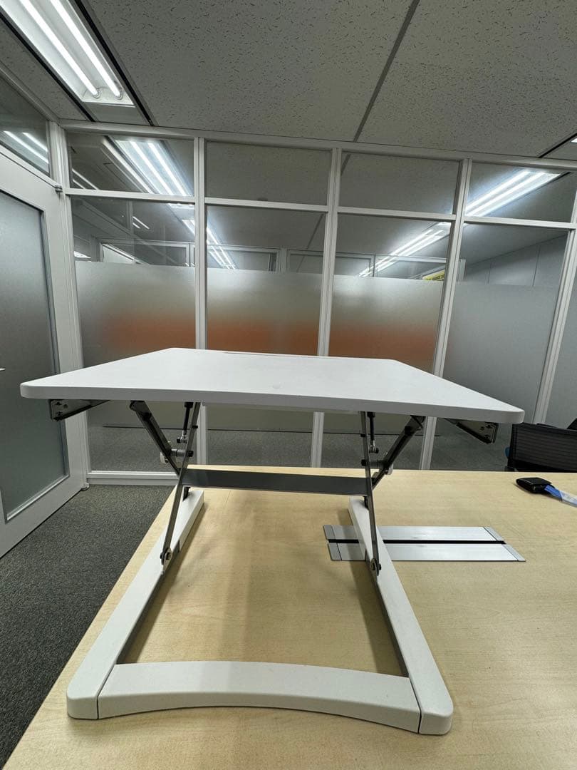 スタンディングデスク 高さ調整可能 ガス圧昇降式 スタンドアップデスク