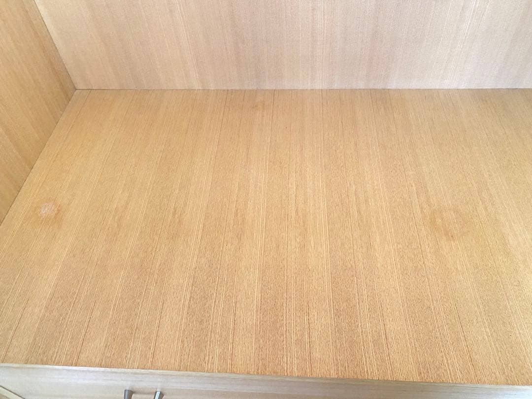 ミラー付き木製ワードローブ収納 クローゼット 洋服箪笥 ハンガーラック洋服収納①