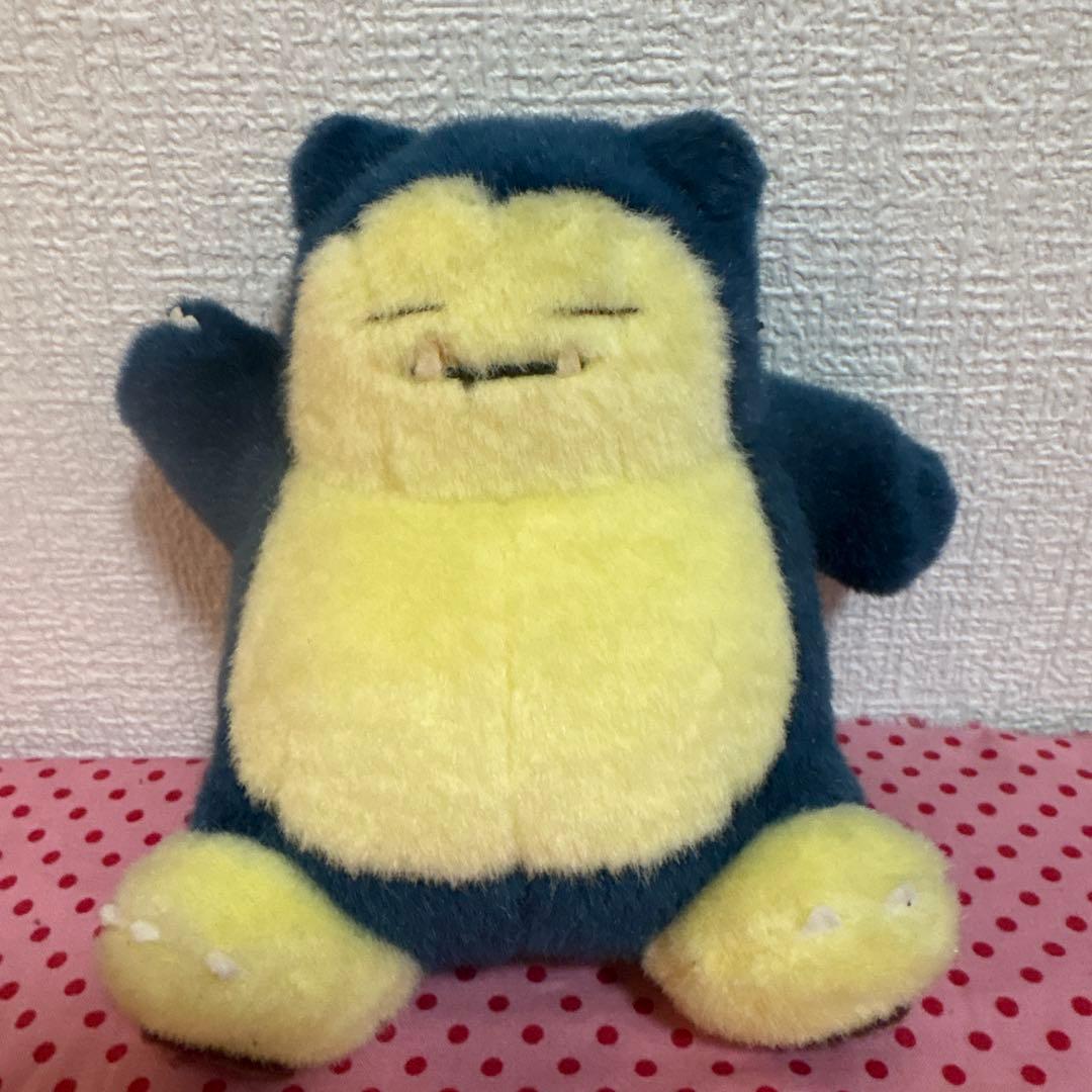 トミー ポケモン　等身大ピカチュウ、ピチュウ、カビゴン他ぬいぐるみ5匹　当時物