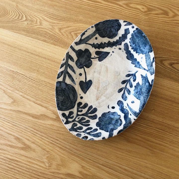 鹿児島睦さん 器 オーバルプレート ラージサイズ