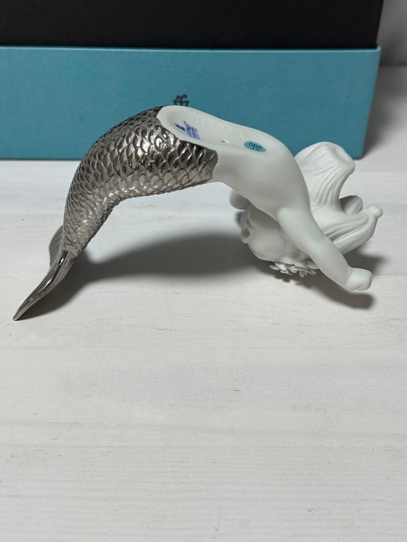 リヤドロ無邪気なマーメイド美品希少人魚置物