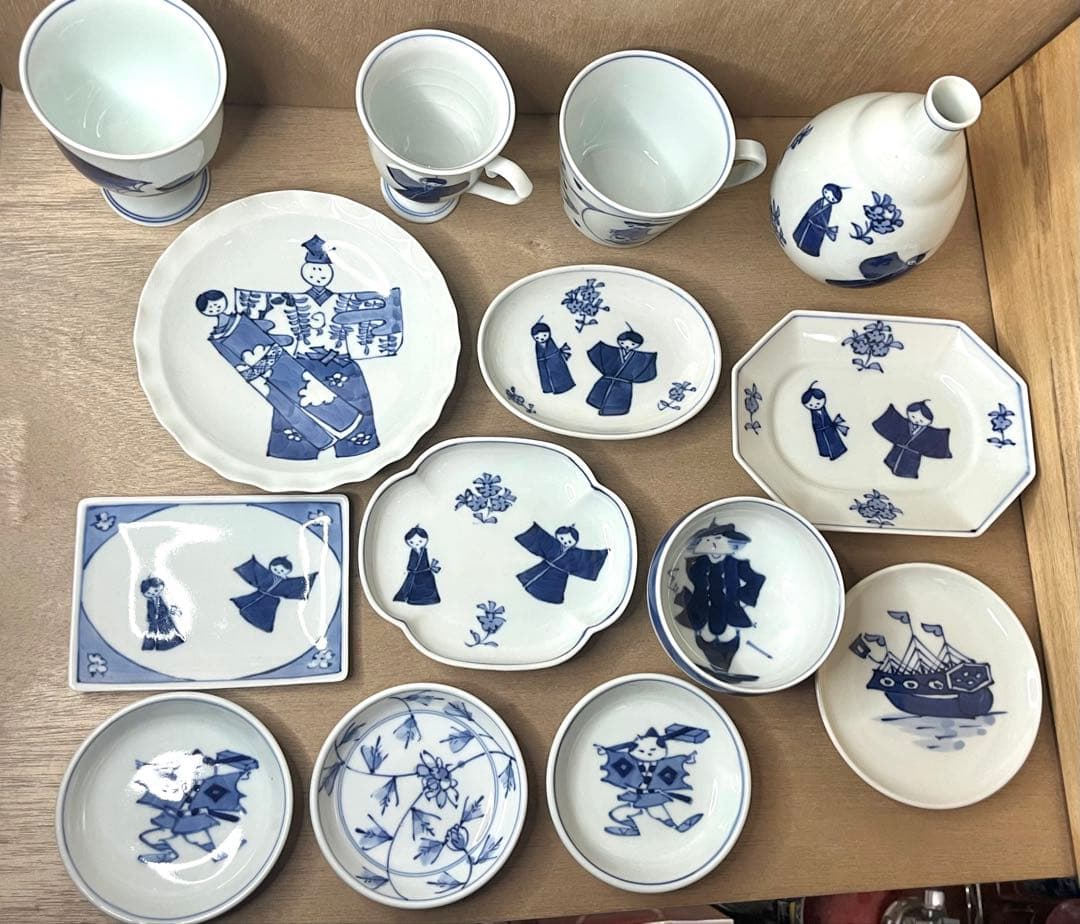 か*ん様 有田焼 青花 皿など色々まとめて ばら 14点