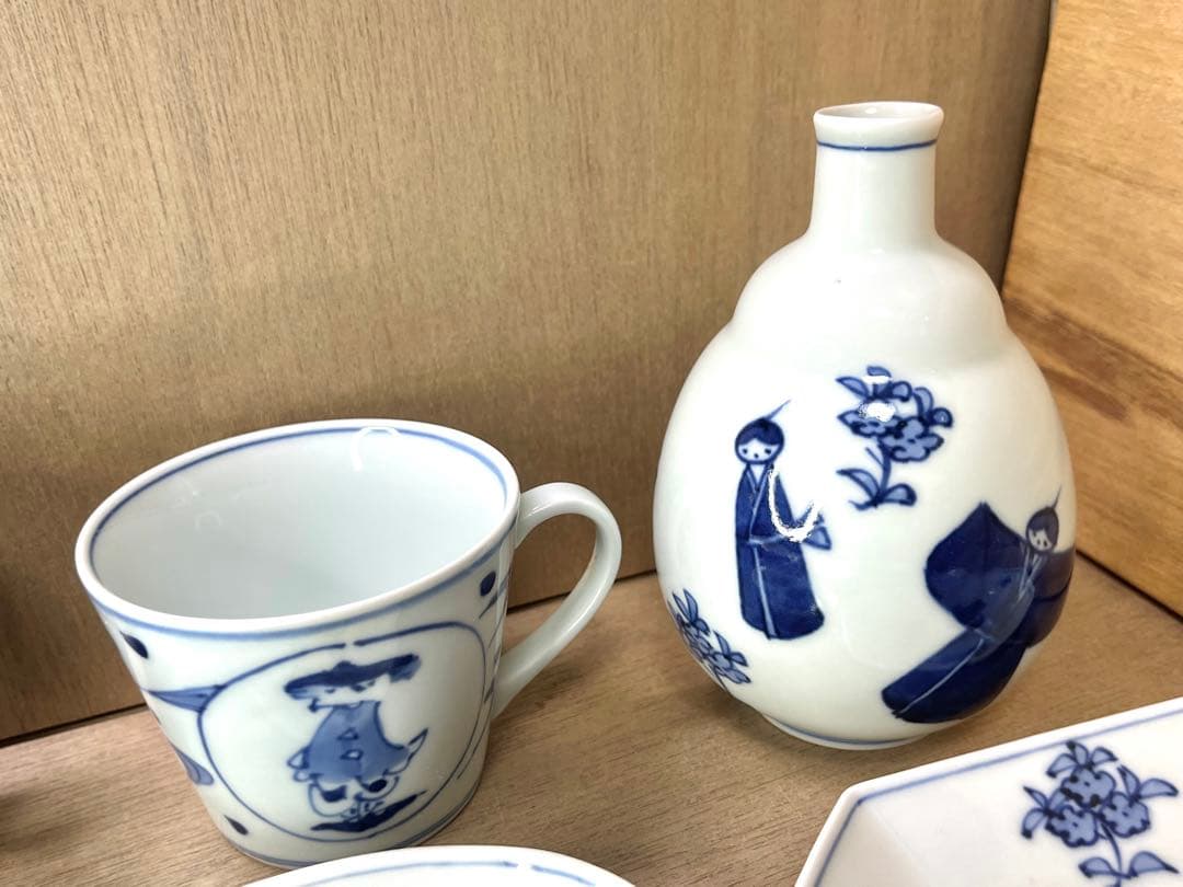 か*ん様 有田焼 青花 皿など色々まとめて ばら 14点