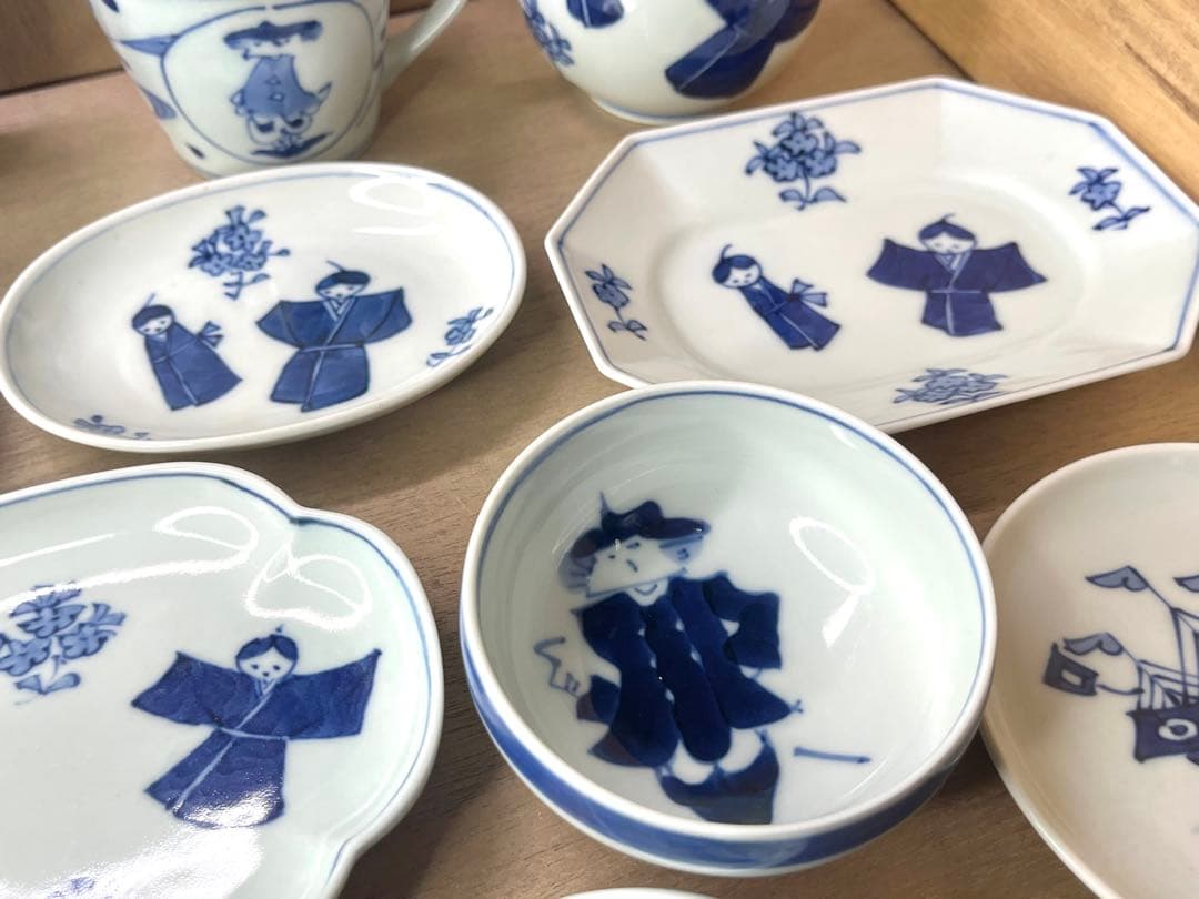 か*ん様 有田焼 青花 皿など色々まとめて ばら 14点