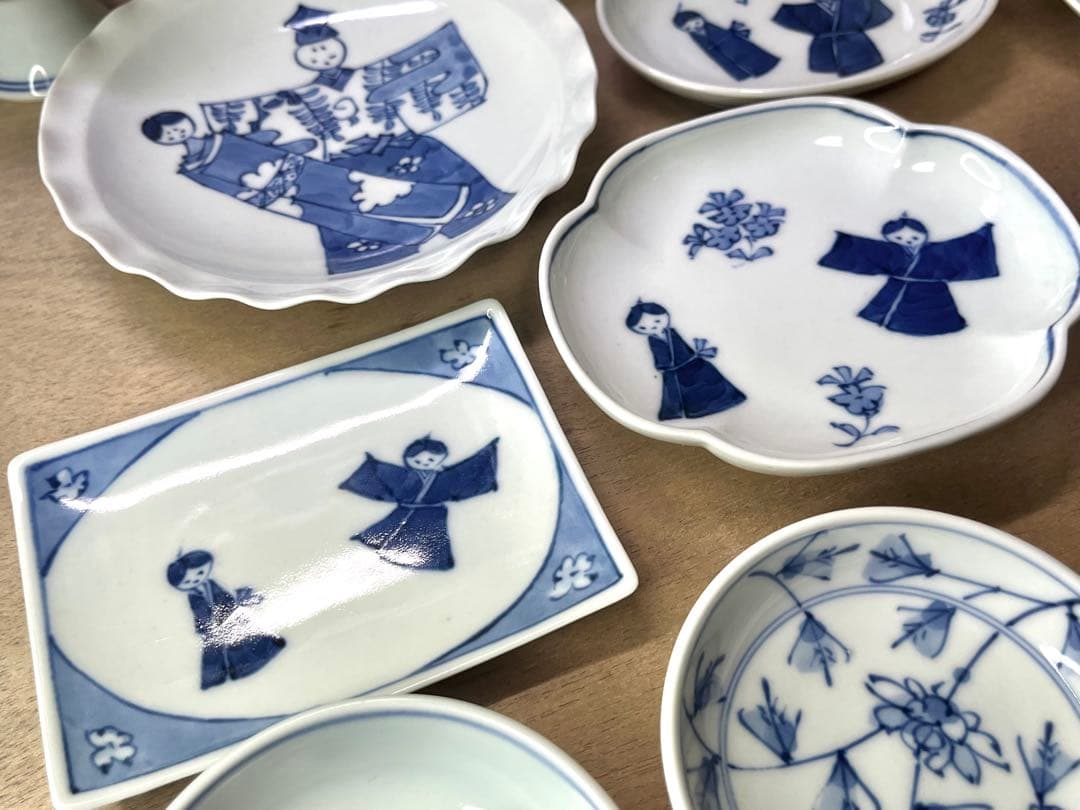 か*ん様 有田焼 青花 皿など色々まとめて ばら 14点