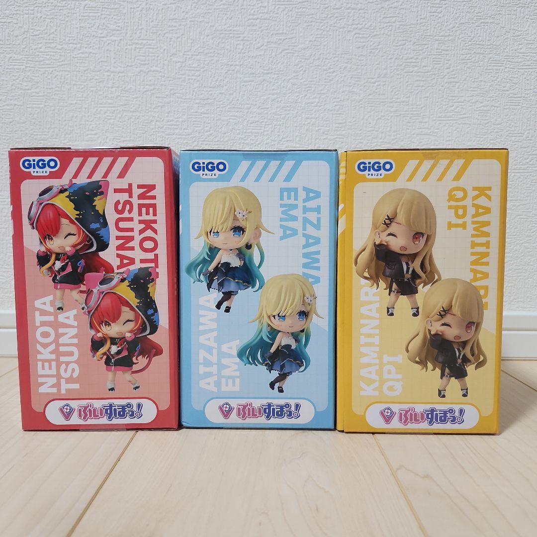 「未開封品」GIGO限定 ぶいすぽっ 猫汰つな 藍沢エマ 神成きゅぴ フィギュア