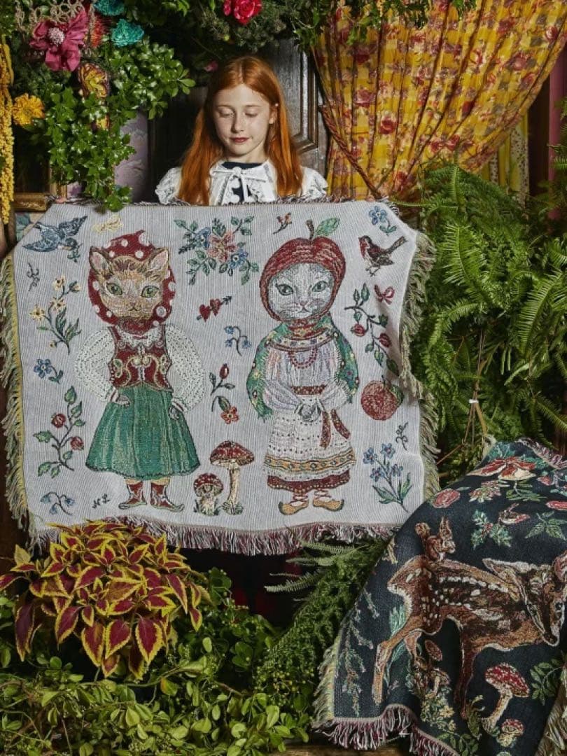 新品タグ付　完売　ナタリー・レテ　 タペストリー　アフタヌーンティー