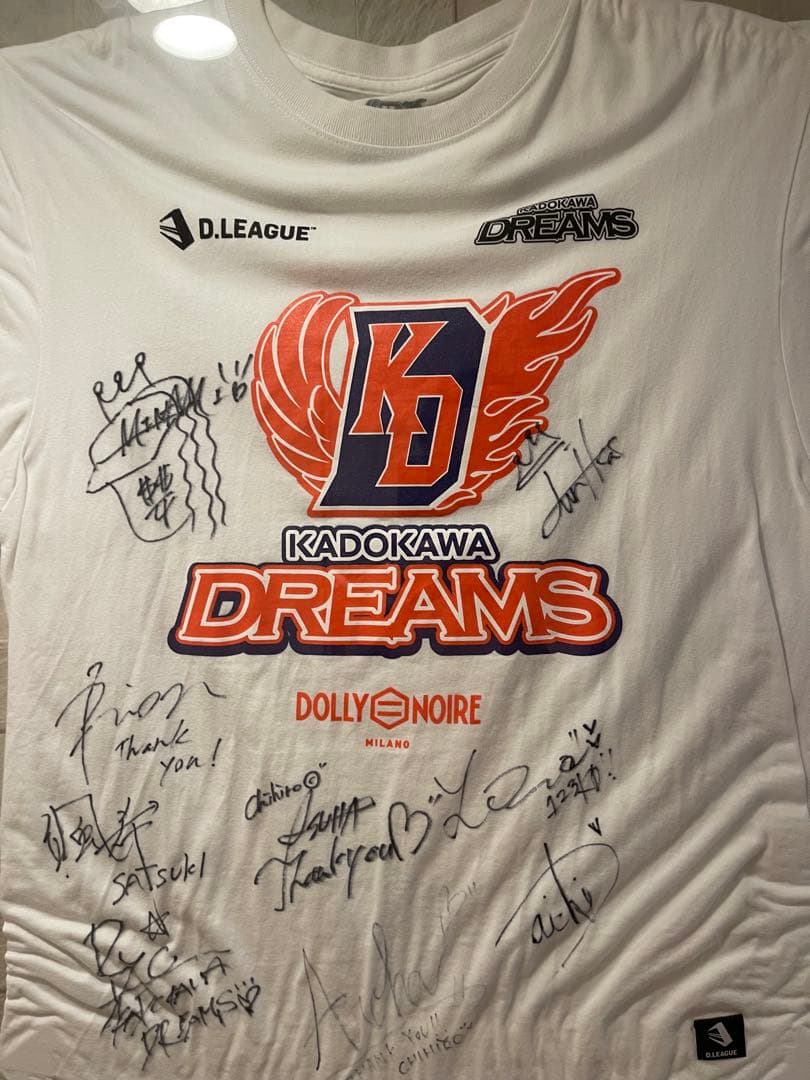 KADOKAWA DREAMS メンバーサイン入り Tシャツ