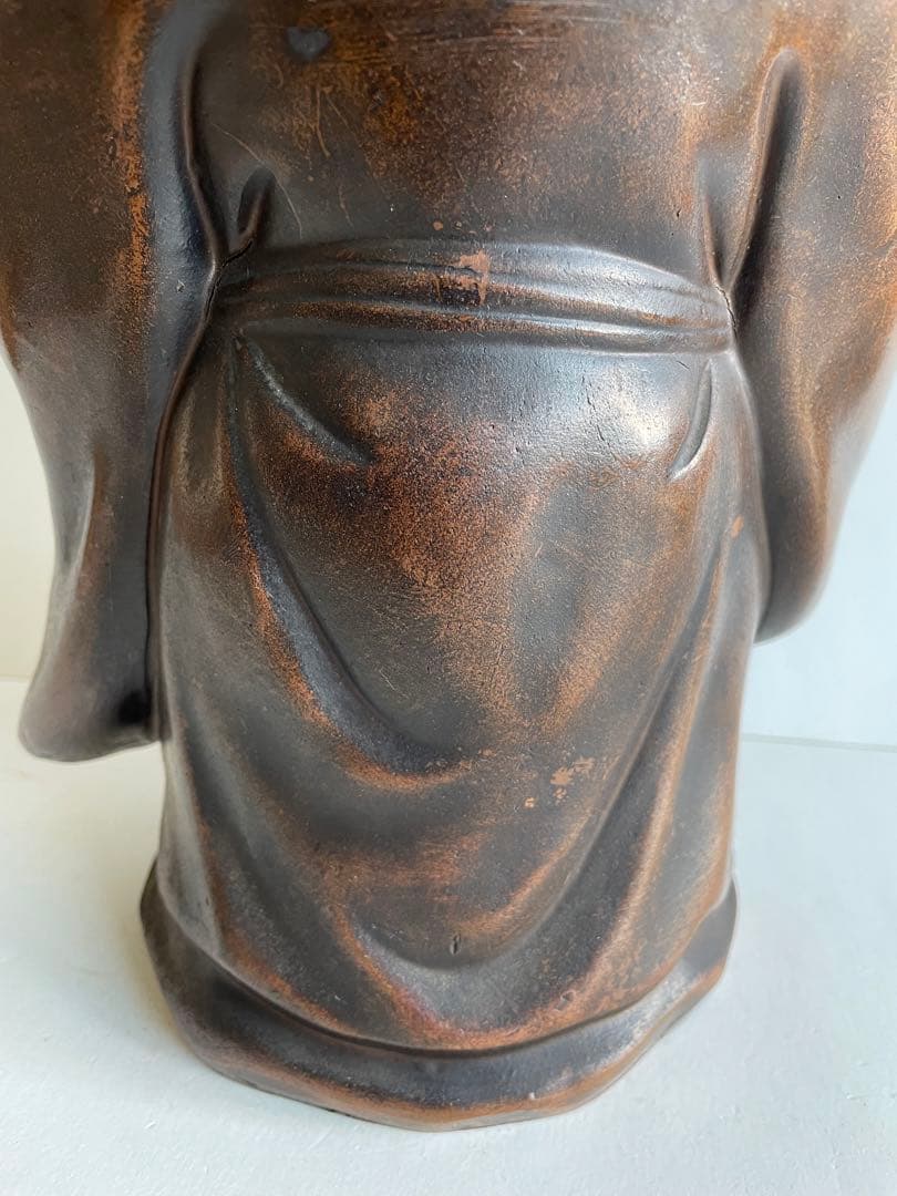 古備前　備前焼　布袋　縁起物　　置物　飾り物　焼物