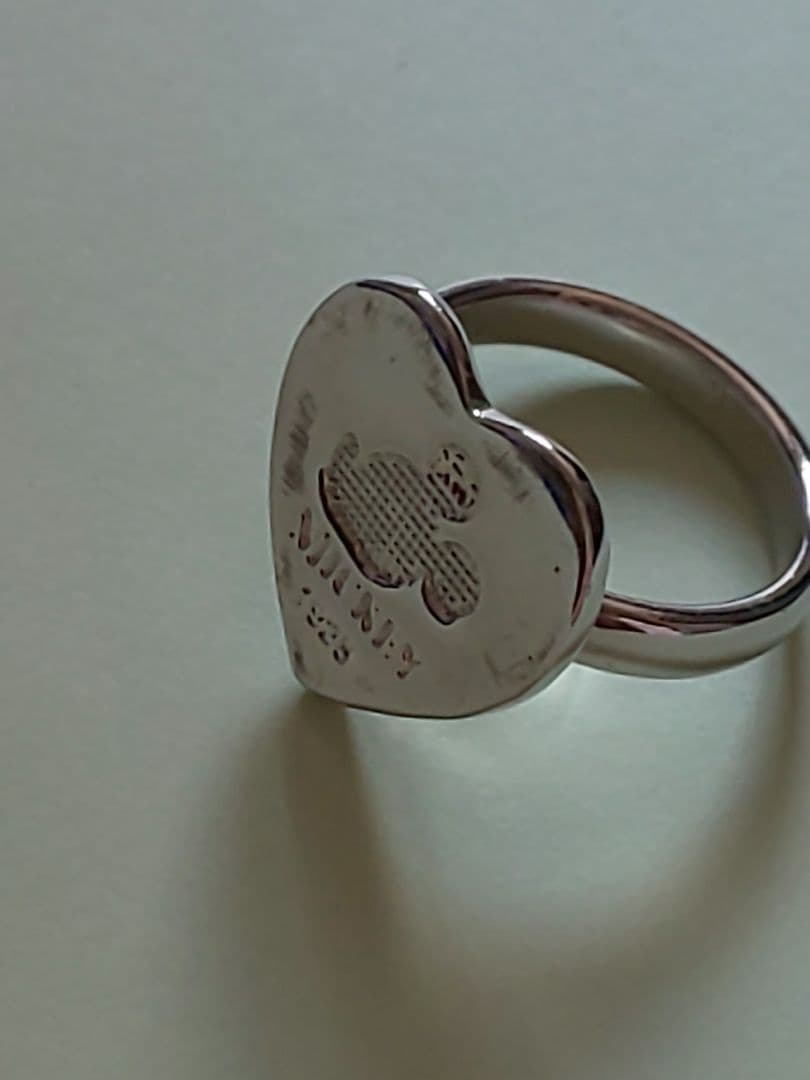 希少かも ディズニー ミッキー 1928 シルバーリング ハート MICKEY