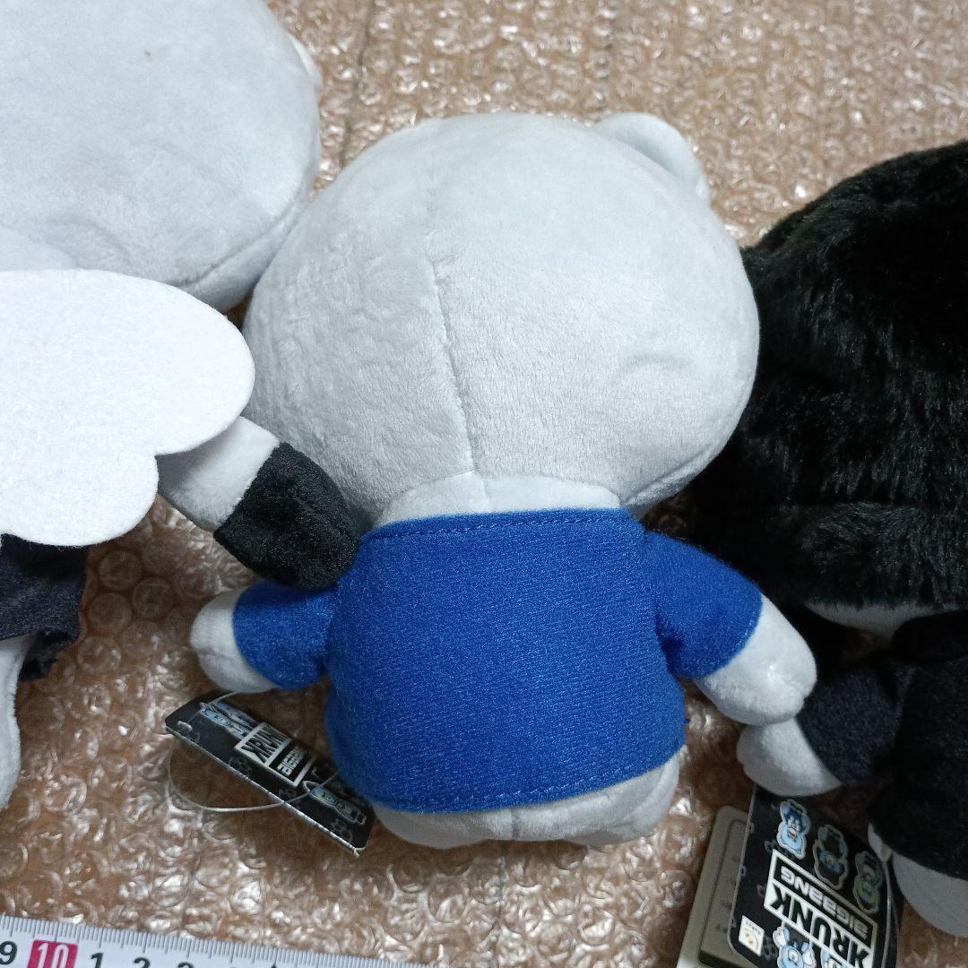 BIGBANG おすわりぬいぐるみ1 全3種 タンクトップぬいぐるみ セット