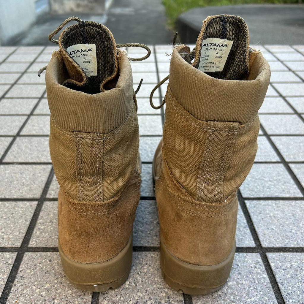 米軍　ゴアテックス　ALTAMA　デザートブーツ　９R　２７cm　良品　ミリタリ