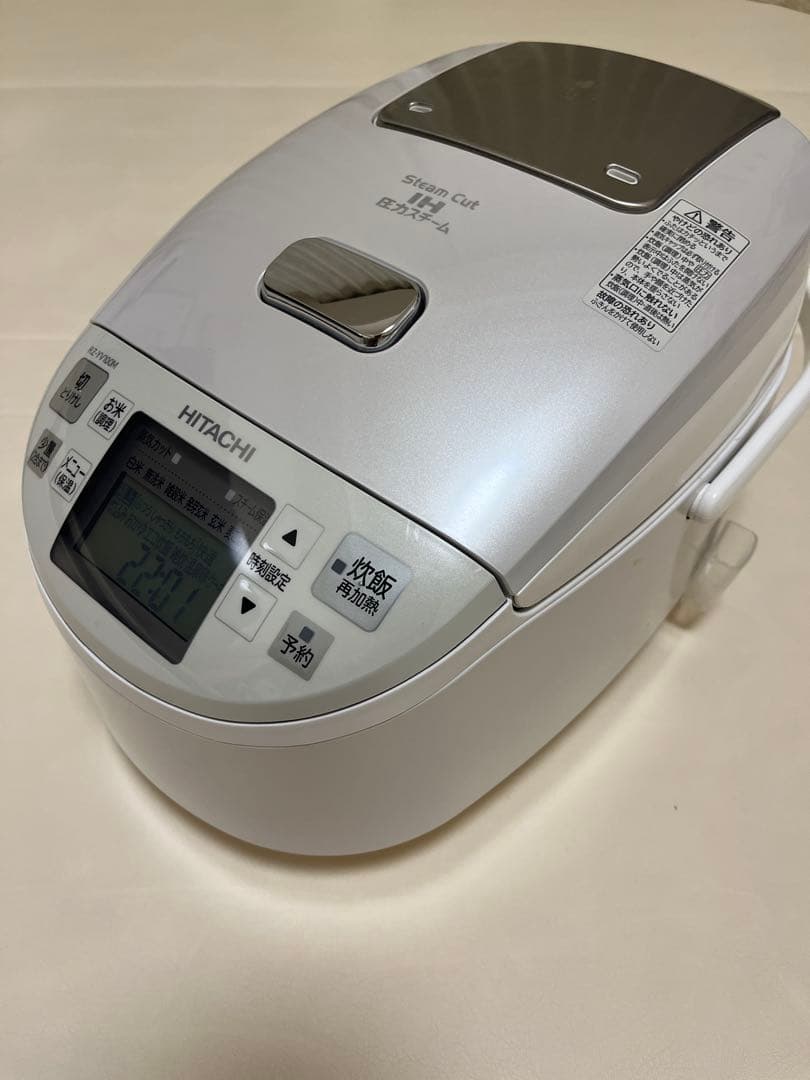 【中古美品】日立 IHジャー炊飯器 RZ-VV100M 5.5合炊き2017年製