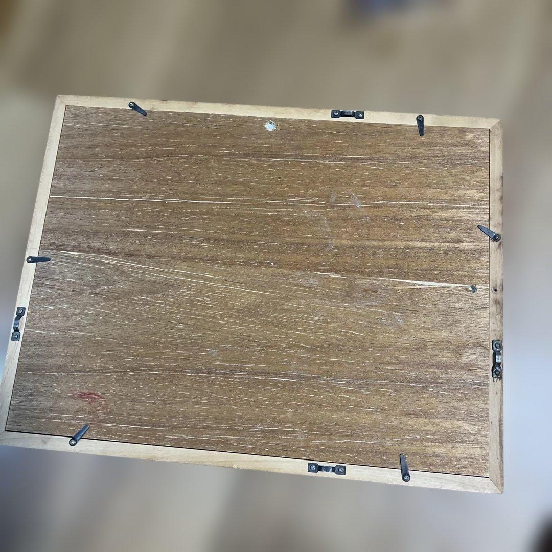 【真作】絵画作者不詳 蜜柑 肉筆　昭和レトロ　色紙