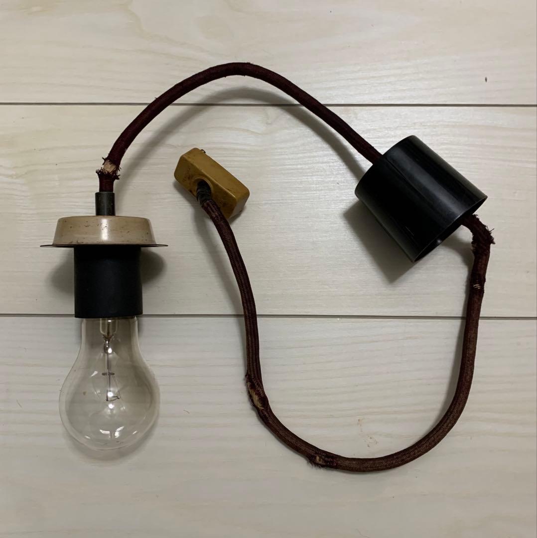 北欧調のペンダントライト 花柄刺繍 アンティーク VINTAGE 昭和レトロ