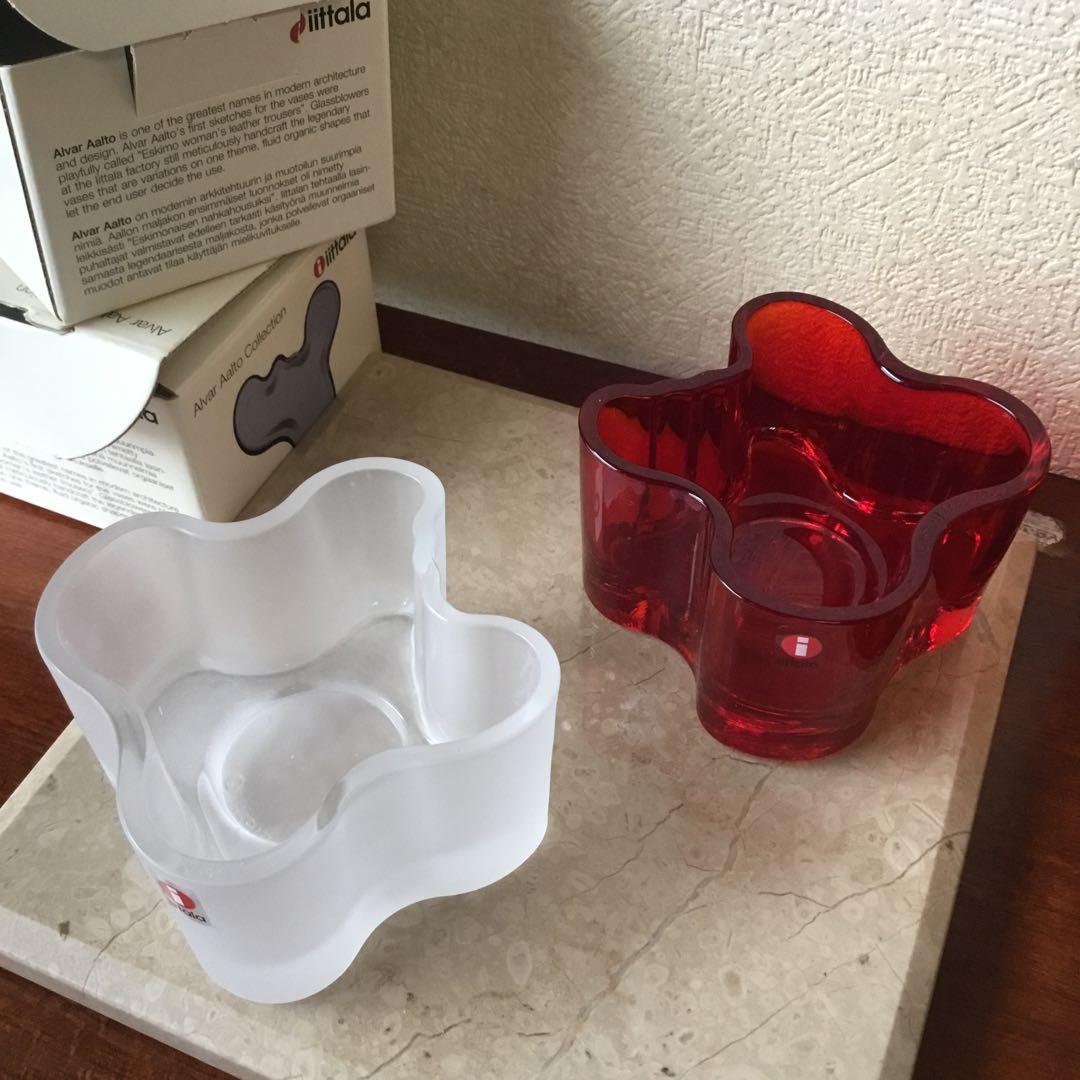 イッタラ　アアルト　キャンドルホルダー　2個セット