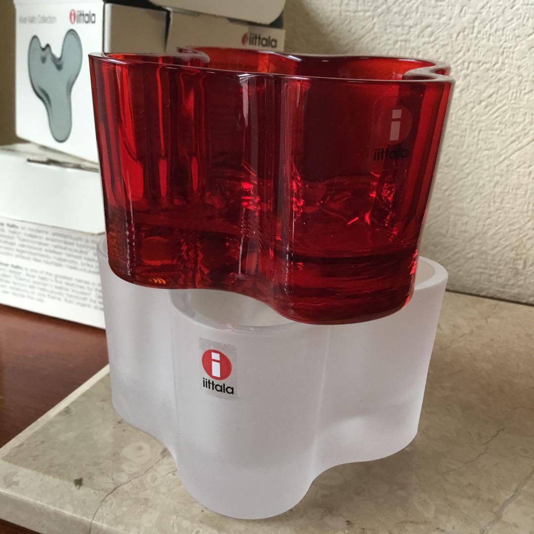 イッタラ　アアルト　キャンドルホルダー　2個セット