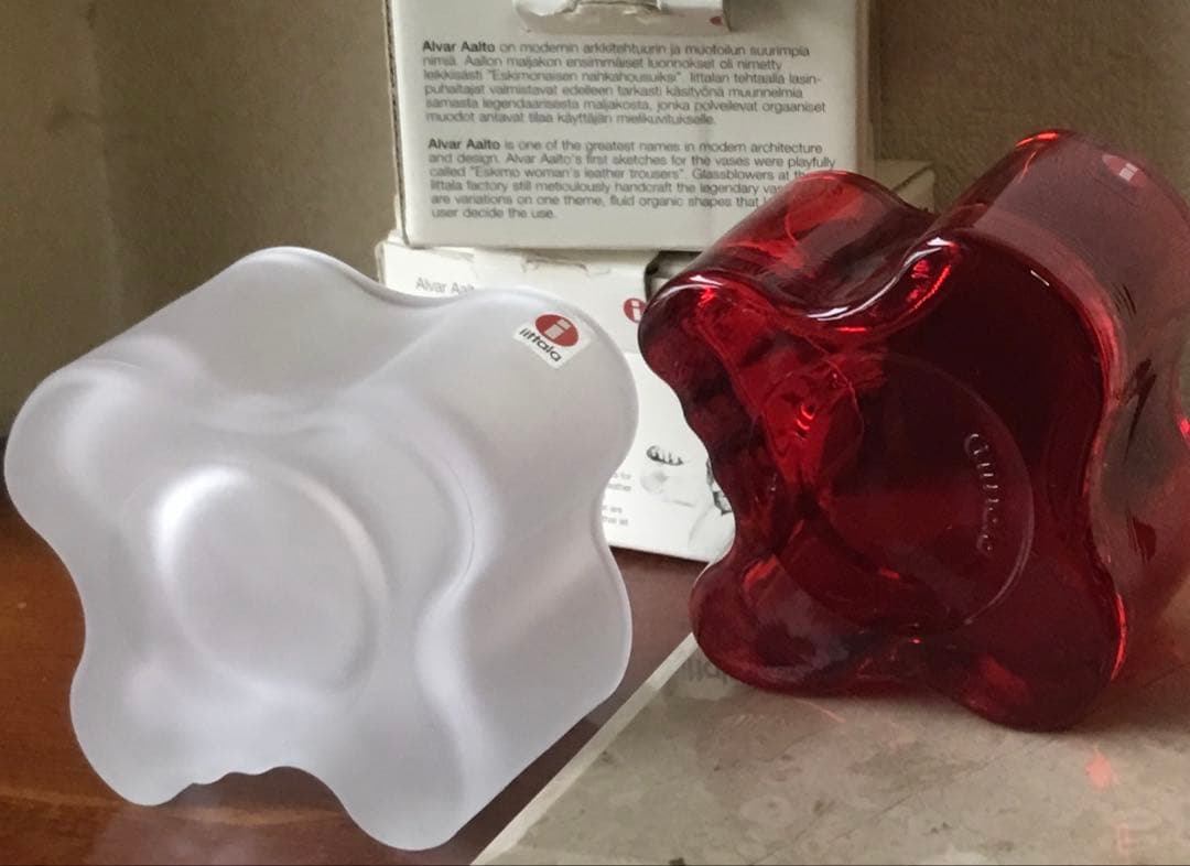 イッタラ　アアルト　キャンドルホルダー　2個セット