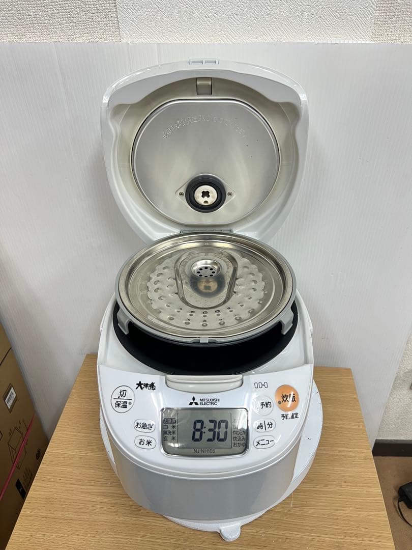 三菱電機 IH炊飯器 1.0L（約5.5合）NJ-NH106-W2018年製
