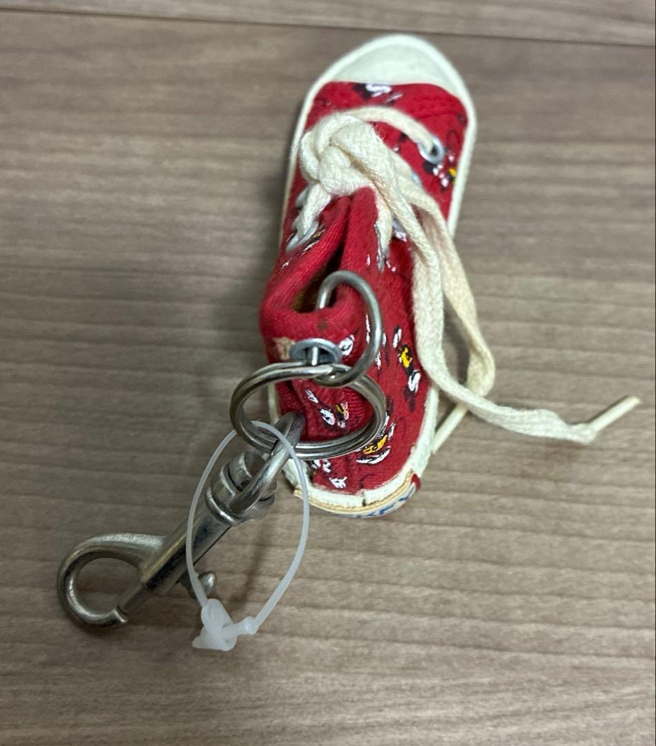 ディズニー　ミッキー　キーホルダー　靴　レトロ　ドナルド　ヴィンテージ