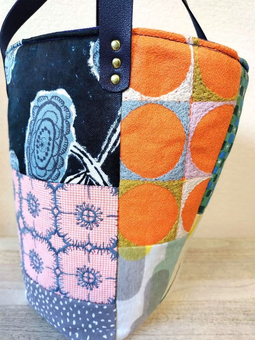 ミナペルホネン、ハンドメイドトートバック