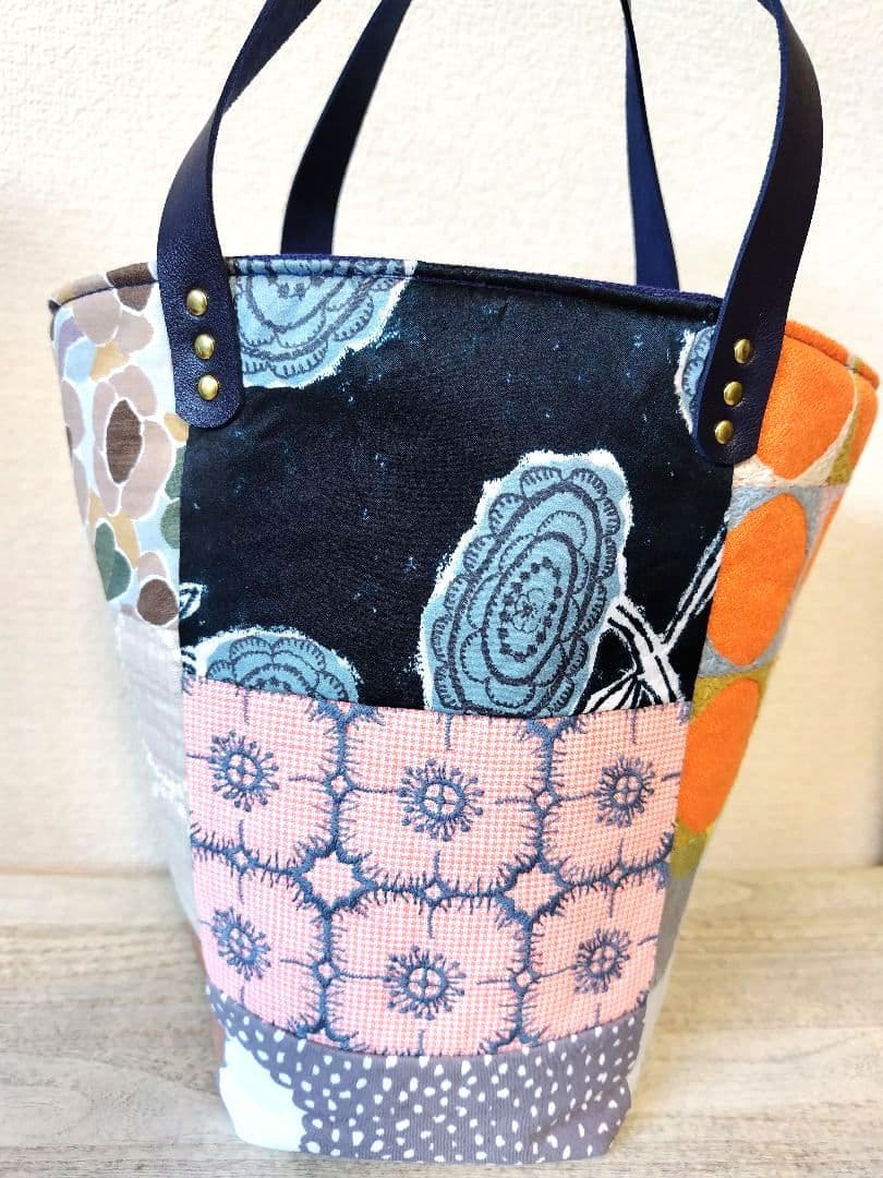 ミナペルホネン、ハンドメイドトートバック