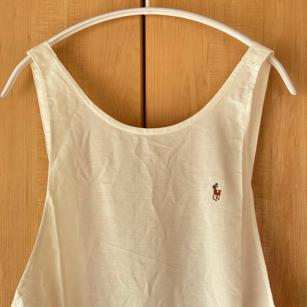 ラルフローレン エプロン ホワイト 未使用ですが汚れ有り 男女兼用