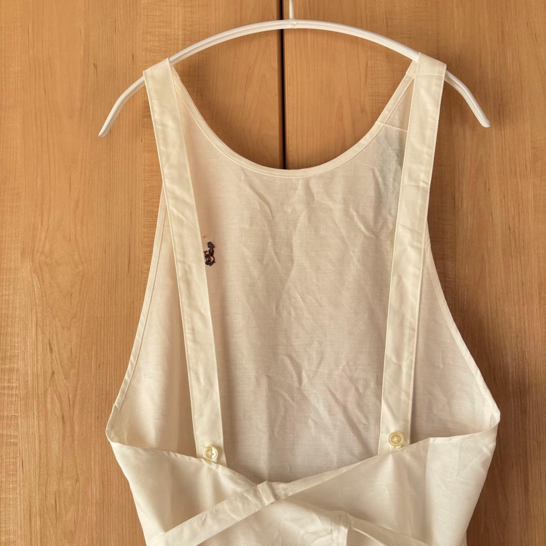 ラルフローレン エプロン ホワイト 未使用ですが汚れ有り 男女兼用