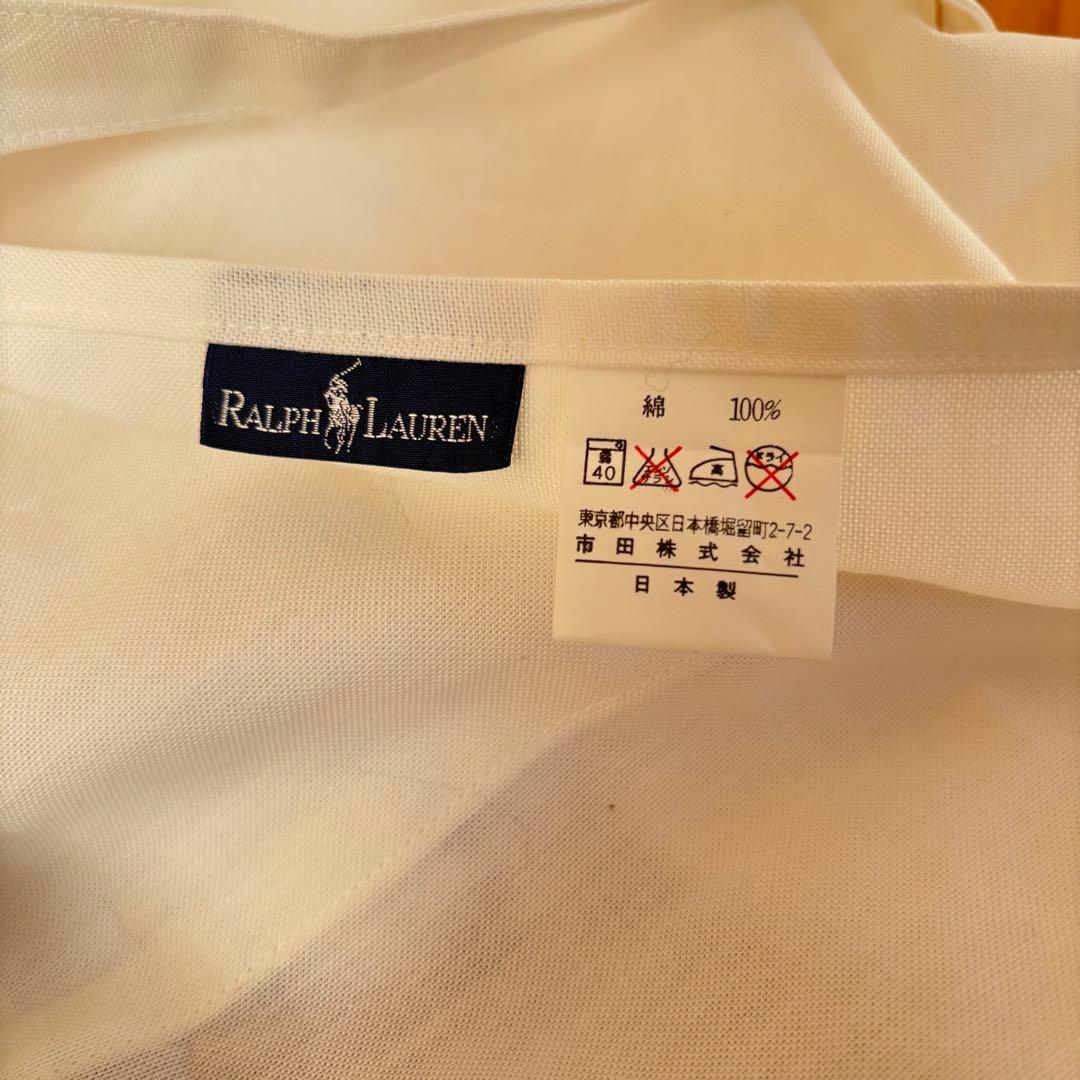 ラルフローレン エプロン ホワイト 未使用ですが汚れ有り 男女兼用