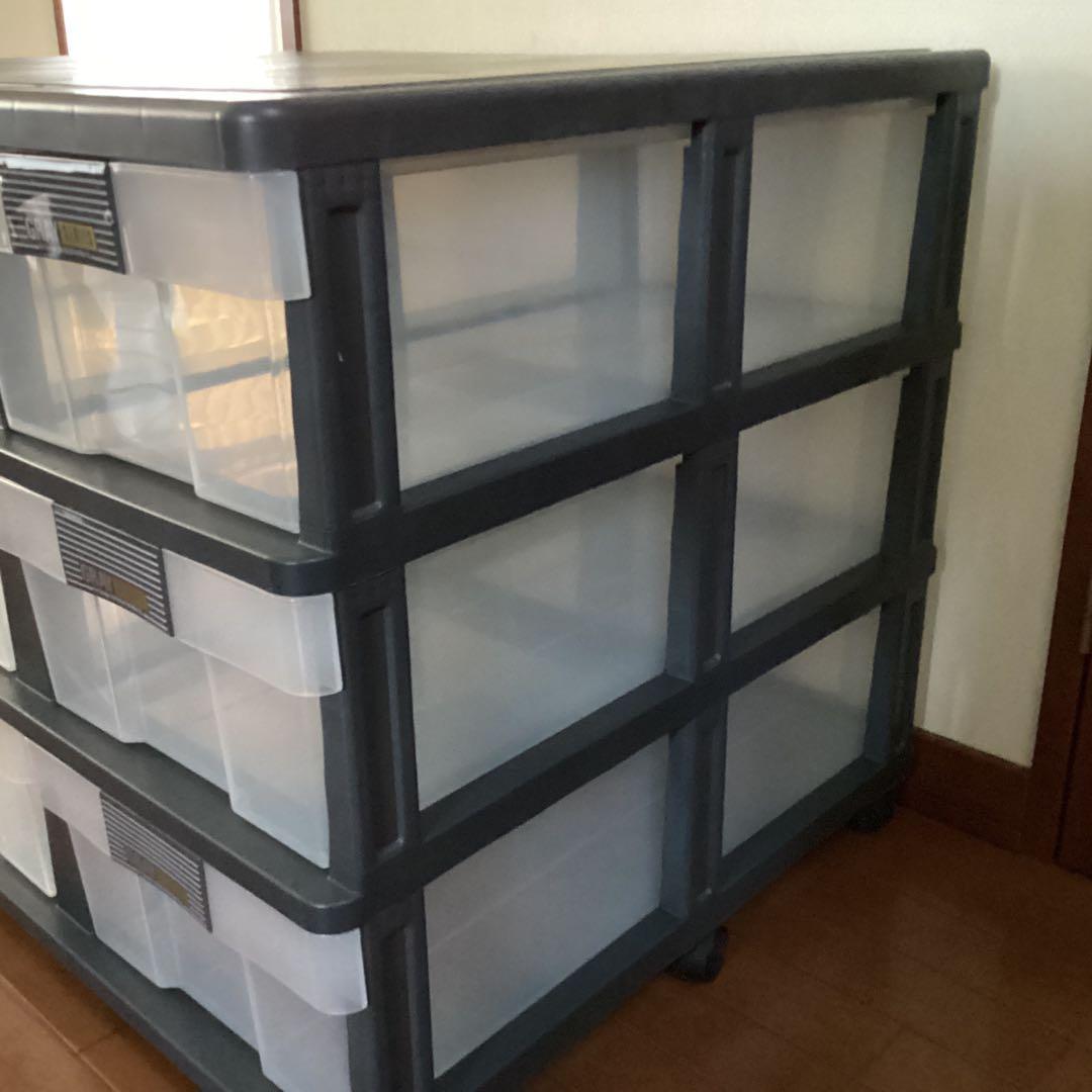 押入れ 3段引き出し収納ケース