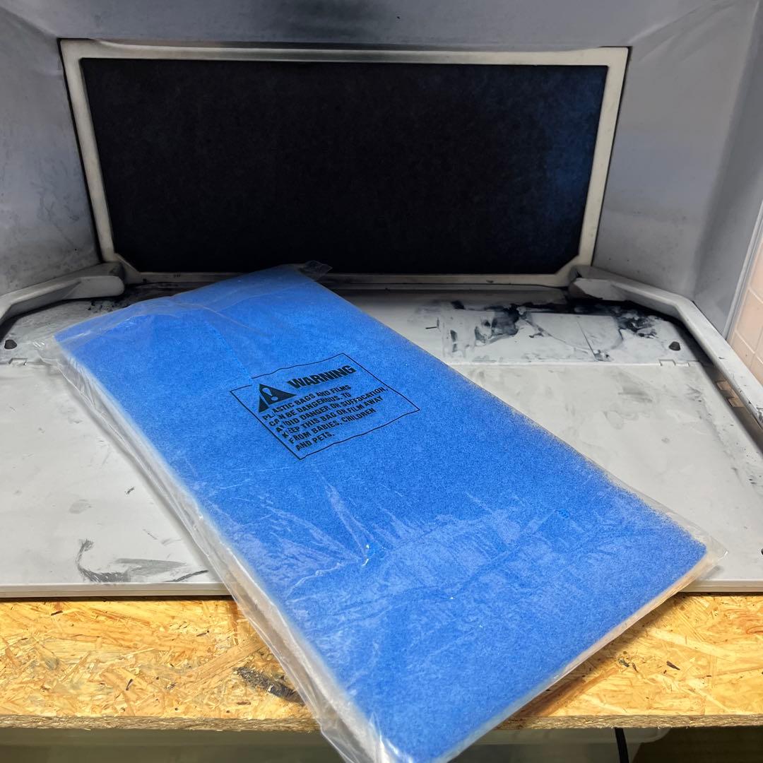 エアブラシ　塗装ブース　換気　使用5時間程度