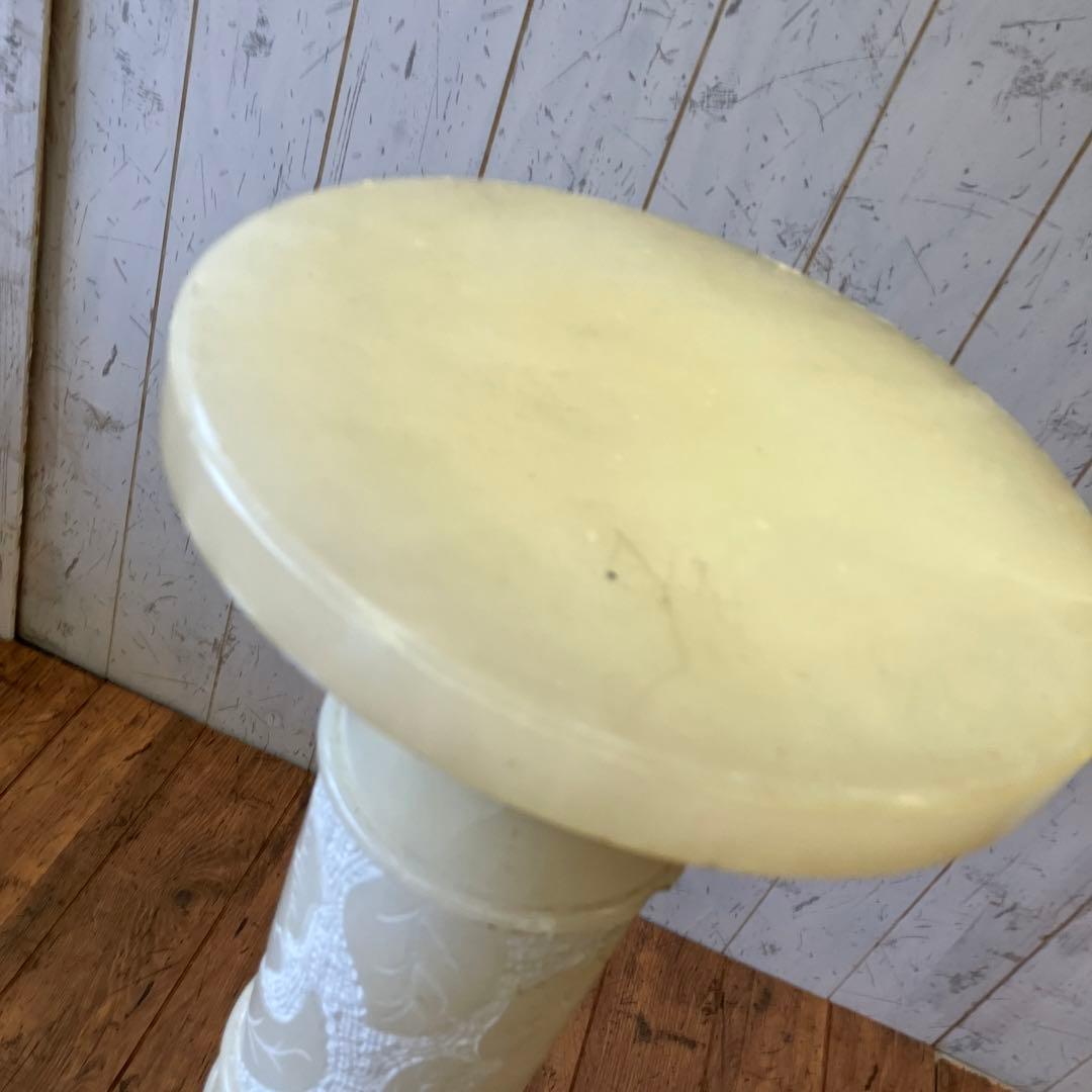 アンティーク ドマン 大理石 フロアライト 照明器具 間接照明 花台 花瓶台